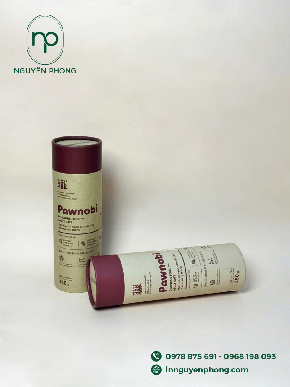 Mẫu hộp trụ tròn giá rẻ 